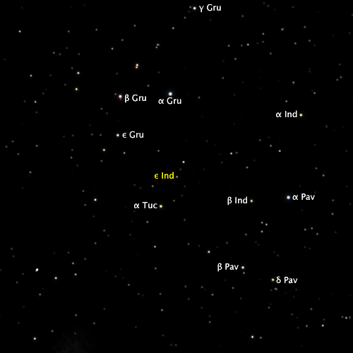 Epsilon Indi as seen from Sol